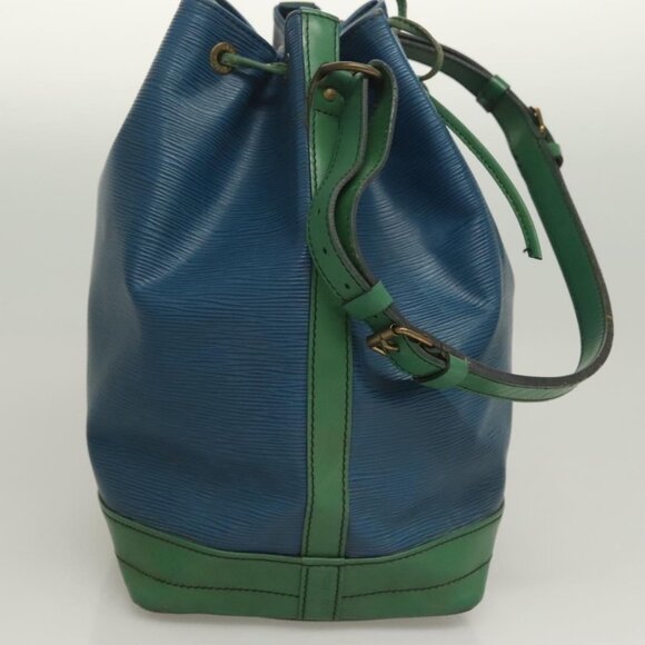LOUIS VUITTON Epi Noe Shoulder Bag Bicolor Green Blue M44044 LV Auth 128621 - Picture 6 of 16